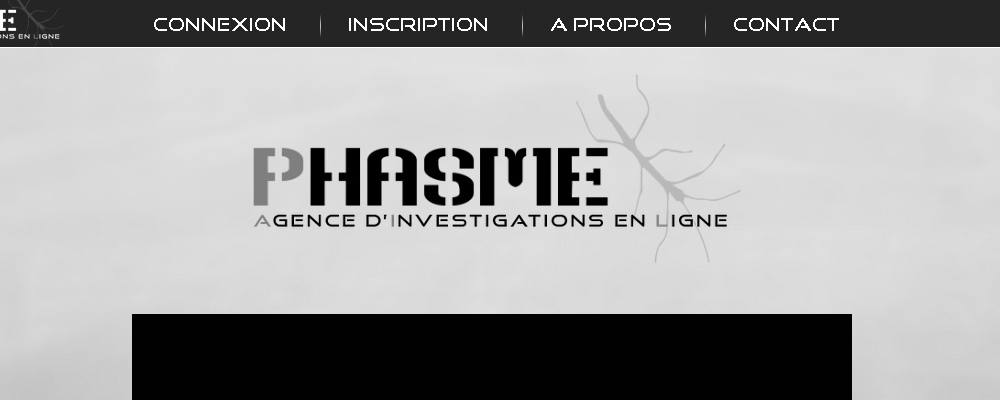 Site web Phasme version ordinateur