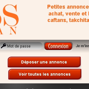 Site web Miss Caftan version tablette