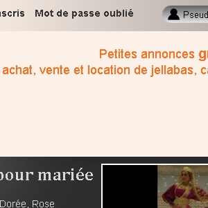Site web Miss Caftan version ordinateur